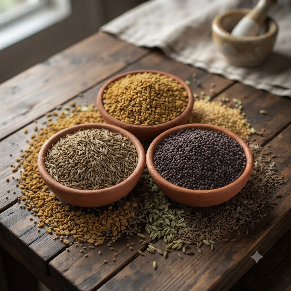 Mud Plate Tadka Trio